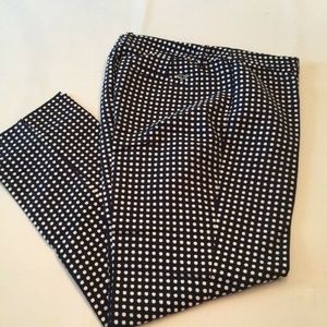 Vineyard Vines Size 10 Cotton Navy White Polka Dot